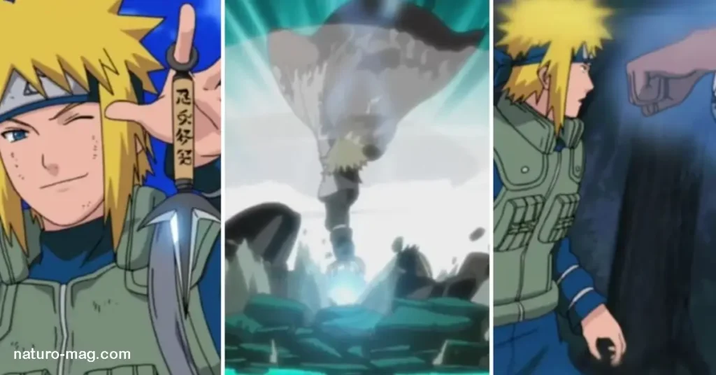 Minato Namikaze มินาโตะ นามิคาเสะ เป็น โฮคาเงะรุ่นที่สี่ ของหมู่บ้านโคโนฮะและเป็นพ่อของนารูโตะ อุซึมากิ ตัวละครเอกของเรื่อง